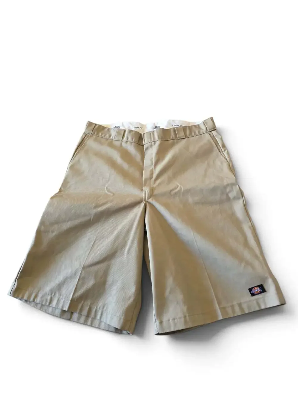 Dickies Loose Fit Work Shorts Mens 40 Khaki Tan 12